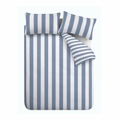 Bela/modra enojna posteljnina 135x200 cm Cove Stripe – Catherine Lansfield