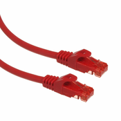 Maclean mctv-303 r 47279 patchcord utp cat6 plug-to-plug kabel 3m rdeča
