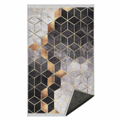 Preproga v sivo-zlati barvi 80x150 cm - Mila Home
