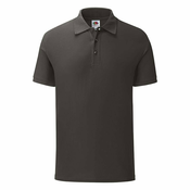 Grafitowa koszulka męska Iconic Polo Friut of the Loom