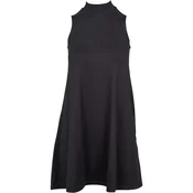 Womens turtleneck dress in black