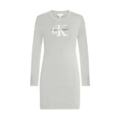 Calvin Klein Jeans Pletena haljina svijetlosiva / crna / bijela
