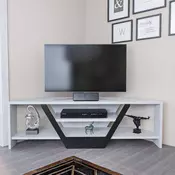Hanah home TV Komoda Sares Belo-Crna