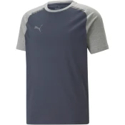 PUMA Funkcionalna majica Team CUP temno modra / pegasto siva