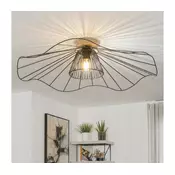 Brilagi - LED plafonski luster CERIA WIRE 1xE27/40W/230V prečnik 80 cm crna/hrast