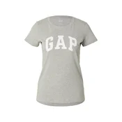 Gap Petite Majica CLSC siva / bela