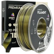 Smart Print Silk PLA Dvojna Barva črna zlata Filament 1.75mm - Smart Print Sijajni Filament za 3D Tisk (1kg Kolut)