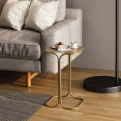Hanah Home Klub sto Shb 30x52x30cm Zlatni
