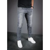 Denistar Muške farmerke 100/2623, Slim fit, Sive