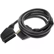 FAST ASIA Kabl Scart MM 1.5m crni