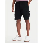 Quiksilver Kratke hlače iz tkanine MW Cargo EQYWS03912 Črna Regular Fit