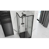 Tuš kabina Rea Punto Black 80x80