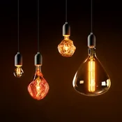 Sigor LED žarnica Giant Ball E27 4W 918 dim baker-kovina. - Sodobni - kovinski baker - Steklo