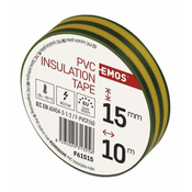 PremiumCord Emos PVC izolacijski trak 15/10 zelena/rumena