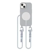 slomart Ohišje Tech-Protect MagNecklace MagSafe za iPhone 15 - sivo