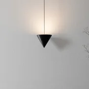 Karman Filomena LED talna svetilka 1fl O 11cm 3.000K - Dnevna soba/jedilnica - Dizajn - črna mat barva - Kovina