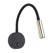LED zidna lampa LAGOS 1xG9/3W/230V crna/zlatna