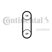 Contitech Zobati jermen za VW 1.6TDI-2.0TDI 59Z 05- širina 10 mm