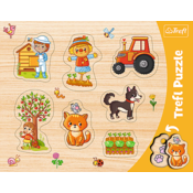 Sestavljanka Trefl Puzzle Frame - Kmetija