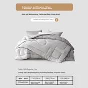 Shuixingjiafang Prekrivac, 2u1, 150x210cm, Sivi