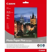 Fotopapir Canon - Plus Semi-gloss SG-201, 20 listova, 20?25 cm