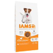 IAMS Advanced Nutrition Senior Small & Medium Dog s piletinom - 2 x 12 kg