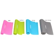 LiveUp Multipack 4pcs Aerobna guma za fitnes gume 120 x 15 cm modra, S