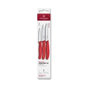 Victorinox - Komplet kuhinjskih nožev za zelenjavo SWISS CLASSIC, 3-delni, rdeč