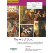 THE ART OF SONG GRADE 4-5 HIGH VOICE + ONLINE