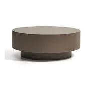 Betonska okrogla vrtna klubska mizica o 60 cm Garbet – Kave Home