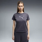 PUMA Essentials Sequins Tee Women, Clothing, Inky Depths, S