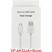 GEMBIRD Adapter kabl/ Micro USB na USB kabl/ CCP-mUSB2-AMBM-1.0M/ 1m/ bela
