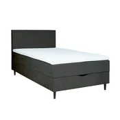Homestar Kontinentalna postelja LAARA 120x200 cm, temno siva
