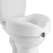 VEVOR Povišan sedež za stranišče 424x416x180 mm bel