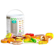 Eco toys drvene namirnice za seckanje 23 dela ( tl87115 )