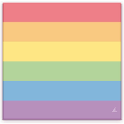 DIVERTY SEX Nastavite 20 prtičkov z barvami LGBT zastave, (21084458)
