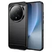 TPU gel ovitek Brushed Carbon za Honor Magic8 Pro - črn