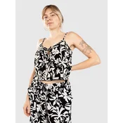 Rip Curl Surf Dreams Printed Rib Cami Tank Top black