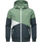 Ragwear Funkcionalna jakna Renad temno siva/zelena/bela
