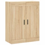 MAISON CHIC Stenska omarica - Zidna omarica sonoma hrast 69,5x34x90 cm inženirski les iu165, (22063194)