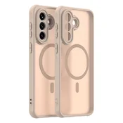 Hibridni ovitek HaloFrost II MagSafe za Samsung Galaxy A37 - gold