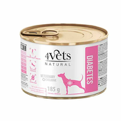 4Vets Natural Dog Veterinarska Dijeta Diabetes 185g
