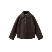 MANGO KIDS Plašč Carla čokolada