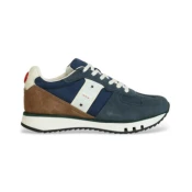 Blauer za moške. S5TOKYO01 Usnjene superge Tokyo01 navy (41), Ravna stran, Čipke, Priložnostno