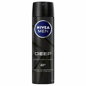 Nivea Men Deep Black Deodorant Spray with Charcoal 150ml