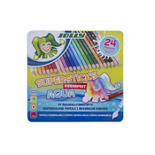 Drvene bojice Jolly kinderfest aqua 24 kom u 3D metalnoj kutiji 3001-0002