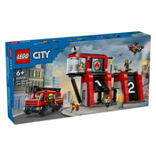 LEGO®® CITY 60414 Gasilska postaja z gasilskim vozilom