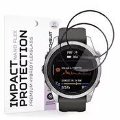 2-Pack zaščitnih folij 3D Full Body Techsuit Nano Flex za Garmin Fenix 7S Pro Solar