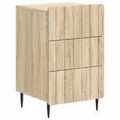 vidaXL Nočna omarica Sonoma hrast 43x 41 x 68 cm Inženirski les