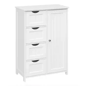 Songmics Kopalniška omarica 30x55x82 cm bela